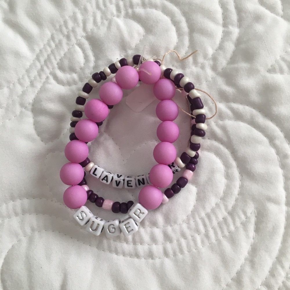 Lavender bracelet bundle